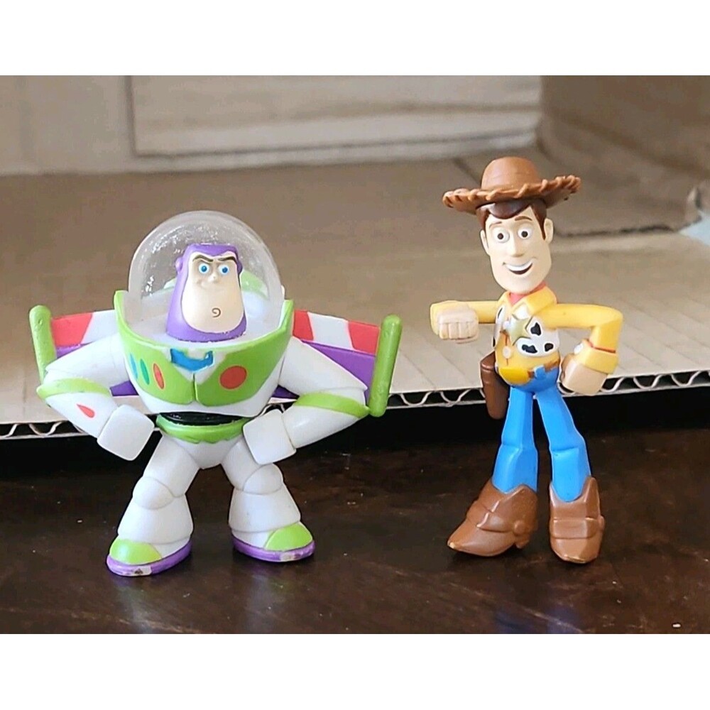 Mattel Toy Story 3 Buddy Pack Walking Woody & Hero Buzz Lightyear Disney Pixar